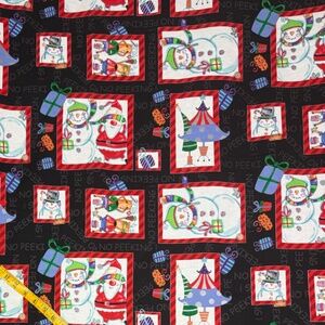 New Christmas Fabric No Peeking Patch 6 yds Cotton Springs Creative Quilt Crafts